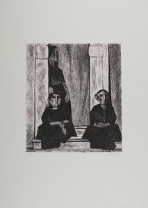 CANTATORE  DOMENICO (1906 - 1998) : Lotto composto da n.2 fogli.  - Asta Asta 394 | ARTE MODERNA E CONTEMPORANEA Virtuale - Associazione Nazionale - Case d'Asta italiane