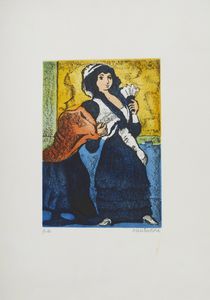 CANTATORE  DOMENICO (1906 - 1998) - Senza titolo.