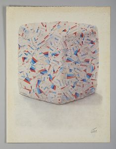 BALDACCINI CESAR (1921 - 1998) : Compressione di biglietti aerei Air France.  - Asta Asta 394 | ARTE MODERNA E CONTEMPORANEA Virtuale - Associazione Nazionale - Case d'Asta italiane