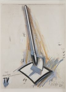 PLESSI FABRIZIO (n. 1940) - Senza titolo.