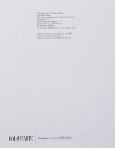FOLON JEAN-MICHEL (1934 - 2005) : F.  - Asta Asta 394 | ARTE MODERNA E CONTEMPORANEA Virtuale - Associazione Nazionale - Case d'Asta italiane