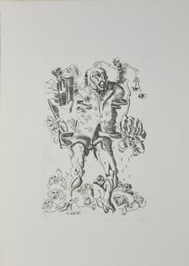 BENNATI LUIGI (n. 1929) : Cartella composta da n.3 fogli.  - Asta Asta 394 | ARTE MODERNA E CONTEMPORANEA Virtuale - Associazione Nazionale - Case d'Asta italiane