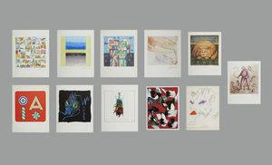 ARTISTI VARI - Lotto composto da n.11 fogli.