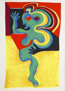 BAUMGARTNER FRITZ  (n. 1929) - Senza titolo.