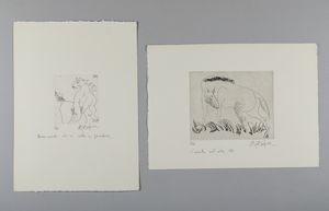 MONTEFIORE ULRICO S. - Lotto composto da n.2 fogli.