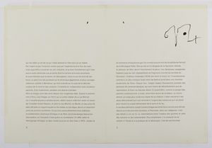 MIRO' JOAN (1893 - 1983) : La danse de feu.  - Asta Asta 394 | ARTE MODERNA E CONTEMPORANEA Virtuale - Associazione Nazionale - Case d'Asta italiane