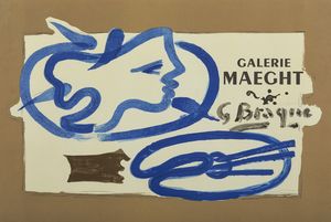 BRAQUE GEORGES (1882 - 1963) - Galerie Maeght.