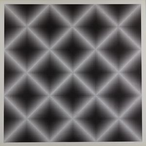 ALVIANI GETULIO (n. 1939) - Testura grafica x ortogonale.