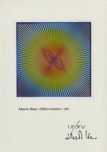 BIASI ALBERTO (n. 1937) - Ottico-cinetico.