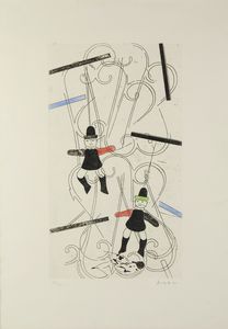 ANGELI FRANCO (1935 - 1988) - Senza titolo.