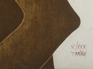 TADINI EMILIO (1927 - 2002) : Senza titolo.  - Asta Asta 394 | ARTE MODERNA E CONTEMPORANEA Virtuale - Associazione Nazionale - Case d'Asta italiane