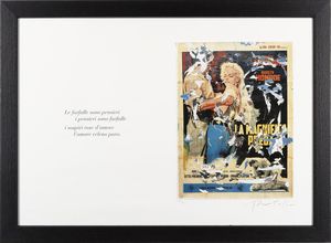 ROTELLA MIMMO (1918 - 2006) - La magnifica preda.