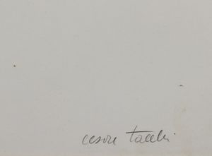 TACCHI  CESARE (1940 - 2014) : Cos� sia.  - Asta Asta 394 | ARTE MODERNA E CONTEMPORANEA Virtuale - Associazione Nazionale - Case d'Asta italiane
