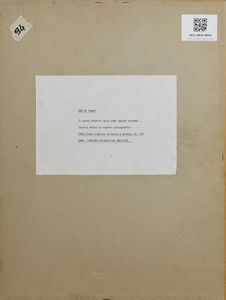 ISGRO' EMILIO (n. 1937) : Dalla cartella Il poeta Alberto L�cia.  - Asta Asta 394 | ARTE MODERNA E CONTEMPORANEA Virtuale - Associazione Nazionale - Case d'Asta italiane