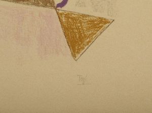 TOZZI MARIO (1895 - 1979) : Immagine su fondo grigio.  - Asta Asta 394 | ARTE MODERNA E CONTEMPORANEA Virtuale - Associazione Nazionale - Case d'Asta italiane