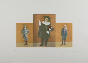 ONTANI LUIGI (n. 1943) - Sganappino-Balanzone-Fagiolino.