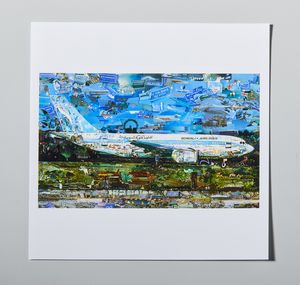 MUNIZ VIK (n. 1961) : Jetliner, dalla serie  Postcards from Nowhere, 2014  - Asta Asta 394 | ARTE MODERNA E CONTEMPORANEA Virtuale - Associazione Nazionale - Case d'Asta italiane