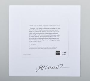 MUNIZ VIK (n. 1961) : Jetliner, dalla serie  Postcards from Nowhere, 2014  - Asta Asta 394 | ARTE MODERNA E CONTEMPORANEA Virtuale - Associazione Nazionale - Case d'Asta italiane