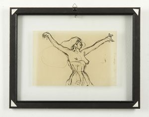 BUCCI ANSELMO (1887 - 1955) : Danzatrice.  - Asta Asta 394 | ARTE MODERNA E CONTEMPORANEA Virtuale - Associazione Nazionale - Case d'Asta italiane