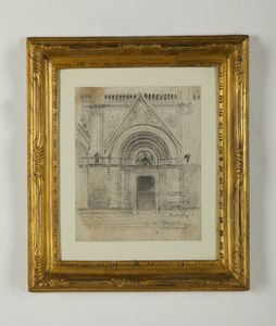 FRISIA DONATO (1883 - 1953) : Porta principale del Duomo di Orvieto.  - Asta Asta 394 | ARTE MODERNA E CONTEMPORANEA Virtuale - Associazione Nazionale - Case d'Asta italiane