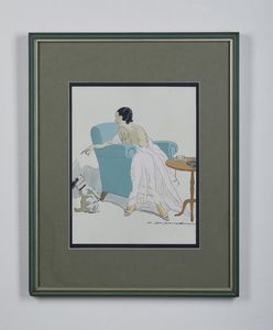 DUDOVICH MARCELLO (1878 - 1962) : Donna.  - Asta Asta 394 | ARTE MODERNA E CONTEMPORANEA Virtuale - Associazione Nazionale - Case d'Asta italiane