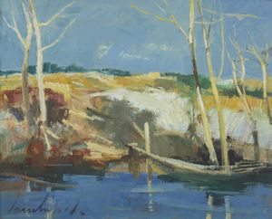 LAMBERTI LAMBERTO (1925 - 2003) - Senza titolo.