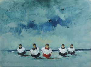 MONTI CESARINO (1916 - 1979) - Senza titolo.