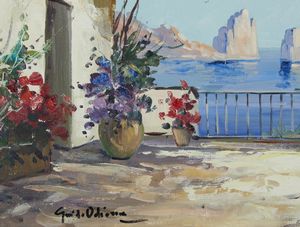 ODIERNA GUIDO (1913 - 1991) : Senza titolo.  - Asta Asta 394 | ARTE MODERNA E CONTEMPORANEA Virtuale - Associazione Nazionale - Case d'Asta italiane