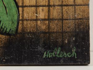 HOLLESCH CARLO (1926 - 1977) : Senza titolo.  - Asta Asta 394 | ARTE MODERNA E CONTEMPORANEA Virtuale - Associazione Nazionale - Case d'Asta italiane