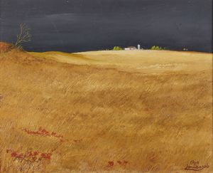 LOMBARDO UGO (n. 1922) - Tempo burrascoso.