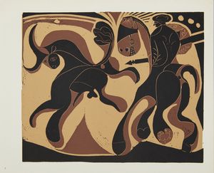 PICASSO PABLO (1881 - 1973) : Incisioni su Linoleum di Picasso.  - Asta Asta 394 | ARTE MODERNA E CONTEMPORANEA Virtuale - Associazione Nazionale - Case d'Asta italiane