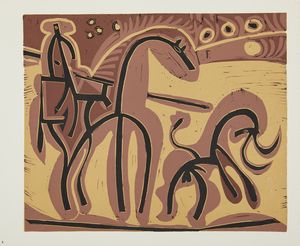 PICASSO PABLO (1881 - 1973) : Incisioni su Linoleum di Picasso.  - Asta Asta 394 | ARTE MODERNA E CONTEMPORANEA Virtuale - Associazione Nazionale - Case d'Asta italiane