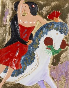 CHAGALL MARC (1887 - 1985) - D'apres. Cavallerizza.