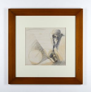 FRANCESE FRANCO (1920 - 1996) : Studio per Melanconia di Durer.  - Asta Asta 394 | ARTE MODERNA E CONTEMPORANEA Virtuale - Associazione Nazionale - Case d'Asta italiane