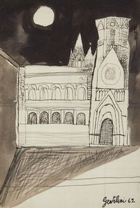 GENTILINI FRANCO (1909 - 1981) - Senza titolo.