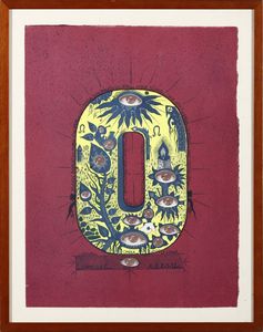 HARLOFF GUY (1933 - 1991) : Lotto composto da n.5 fogli. Dalla cartella Voyelles. Arthur Rimbaud.  - Asta Asta 394 | ARTE MODERNA E CONTEMPORANEA Virtuale - Associazione Nazionale - Case d'Asta italiane