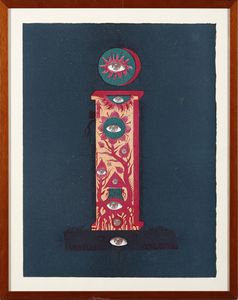 HARLOFF GUY (1933 - 1991) : Lotto composto da n.5 fogli. Dalla cartella Voyelles. Arthur Rimbaud.  - Asta Asta 394 | ARTE MODERNA E CONTEMPORANEA Virtuale - Associazione Nazionale - Case d'Asta italiane