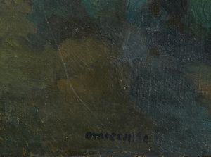 OMICCIOLI  GIOVANNI (1901 - 1975) : Villa Strohl Fern.  - Asta Asta 394 | ARTE MODERNA E CONTEMPORANEA Virtuale - Associazione Nazionale - Case d'Asta italiane