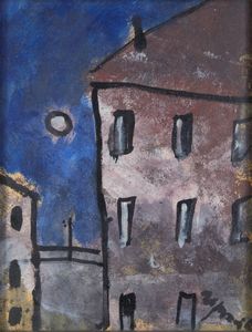 ROGNONI FRANCO (1913 - 1999) - Caseggiato.