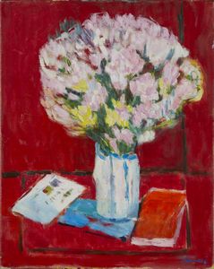 PAULUCCI ENRICO (1901 - 1999) - Vaso con fiori.