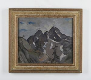 MORANDO PIETRO (1889 - 1980) : Montagna della Val d'Aosta.  - Asta Asta 394 | ARTE MODERNA E CONTEMPORANEA Virtuale - Associazione Nazionale - Case d'Asta italiane