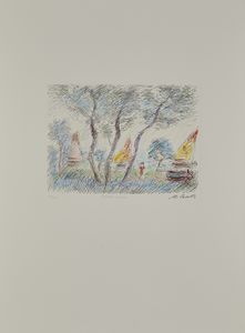 CASCELLA MICHELE (1892 - 1989) : Gabriele d'annunzio otto poesie.  - Asta Asta 394 | ARTE MODERNA E CONTEMPORANEA Virtuale - Associazione Nazionale - Case d'Asta italiane