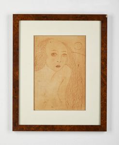 CASORATI FELICE (1883 - 1963) : Donna.  - Asta Asta 394 | ARTE MODERNA E CONTEMPORANEA Virtuale - Associazione Nazionale - Case d'Asta italiane