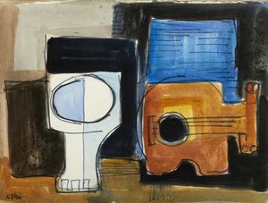 NATIVI GUALTIERO (1921 - 1999) - Natura morta.