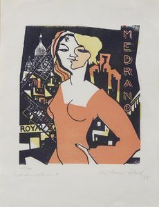 SCHAD CHRISTIAN  (1894 - 1982) - Montmartre.