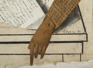 REPOSSI GIOVANNI (1929 - 2012) : Senza titolo.  - Asta Asta 394 | ARTE MODERNA E CONTEMPORANEA Virtuale - Associazione Nazionale - Case d'Asta italiane