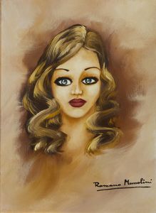 MUSSOLINI ROMANO (1927 - 2008) - Volto.