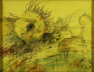 AUTORE NON IDENTIFICATO : Lotto composto da n.2 opere. Senza titolo.  - Asta Asta 394 | ARTE MODERNA E CONTEMPORANEA Virtuale - Associazione Nazionale - Case d'Asta italiane