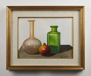 SCIACCA ANTONIO (n. 1957) : Vetri e melograno.  - Asta Asta 394 | ARTE MODERNA E CONTEMPORANEA Virtuale - Associazione Nazionale - Case d'Asta italiane