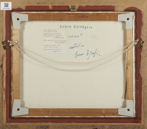 BENAGLIA ENRICO (n. 1938) : Notte nel giardino.  - Asta Asta 394 | ARTE MODERNA E CONTEMPORANEA Virtuale - Associazione Nazionale - Case d'Asta italiane